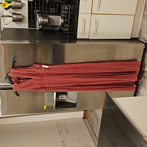 💕MAEVE ANTHRO💕 Farida Mock Neck Jumpsuit ~ Micro-Floral Retro Print 12 NWT - Picture 6 of 15